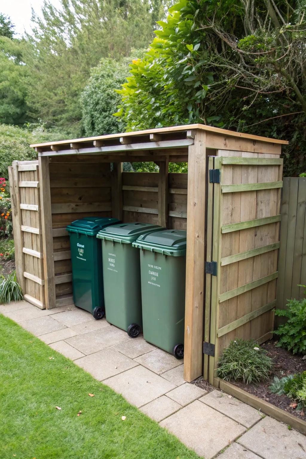 Maintain order with multi-bin storage solutions.