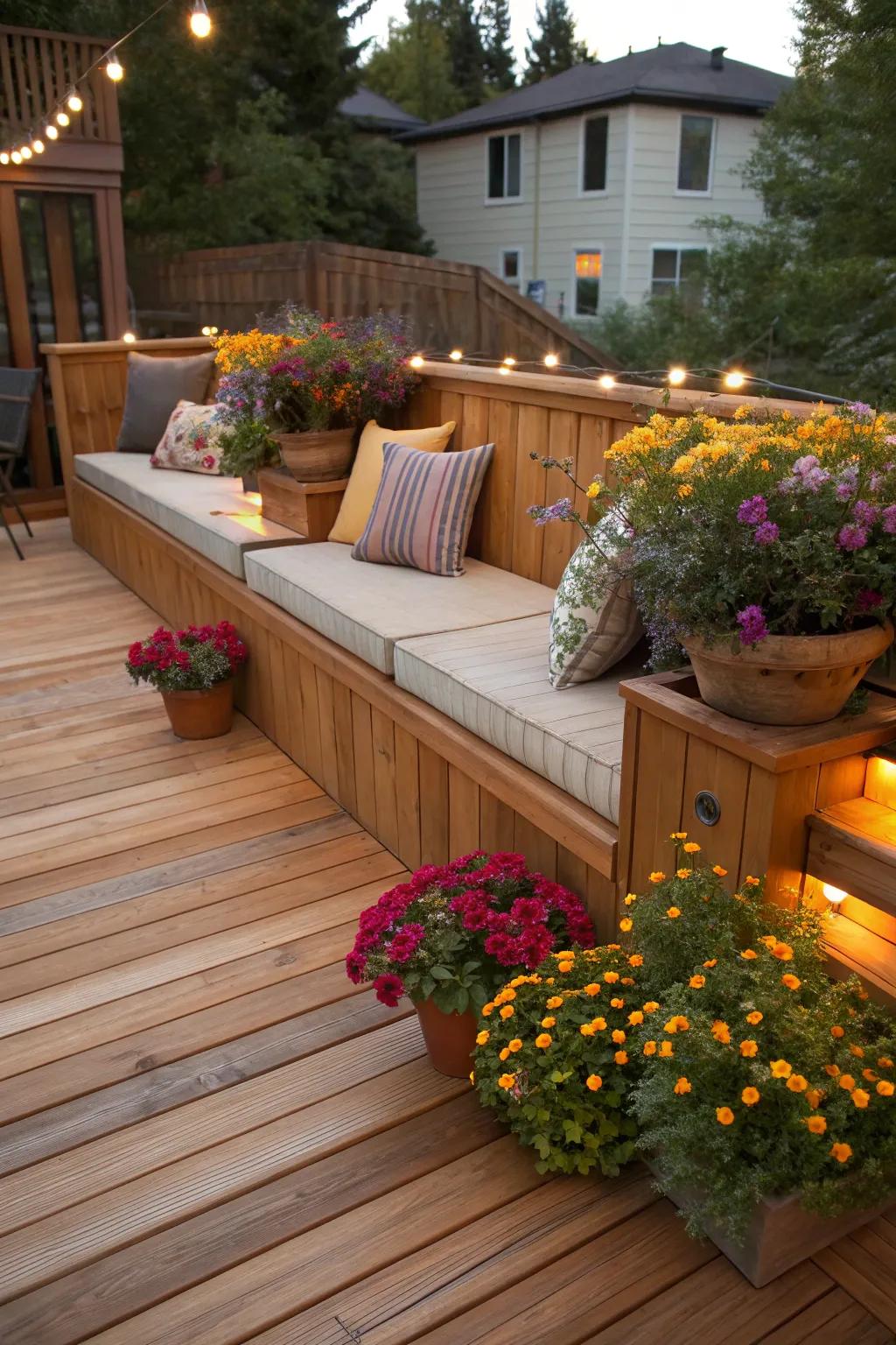 Integrated features render a deck not only functional but also irresistibly welcoming.