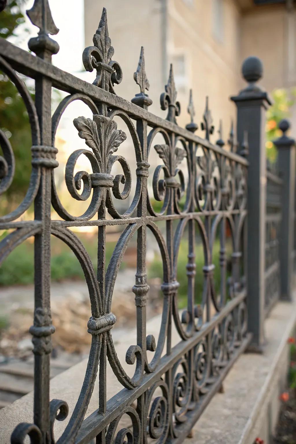Ornamental designs infuse character and artistry into your fence.