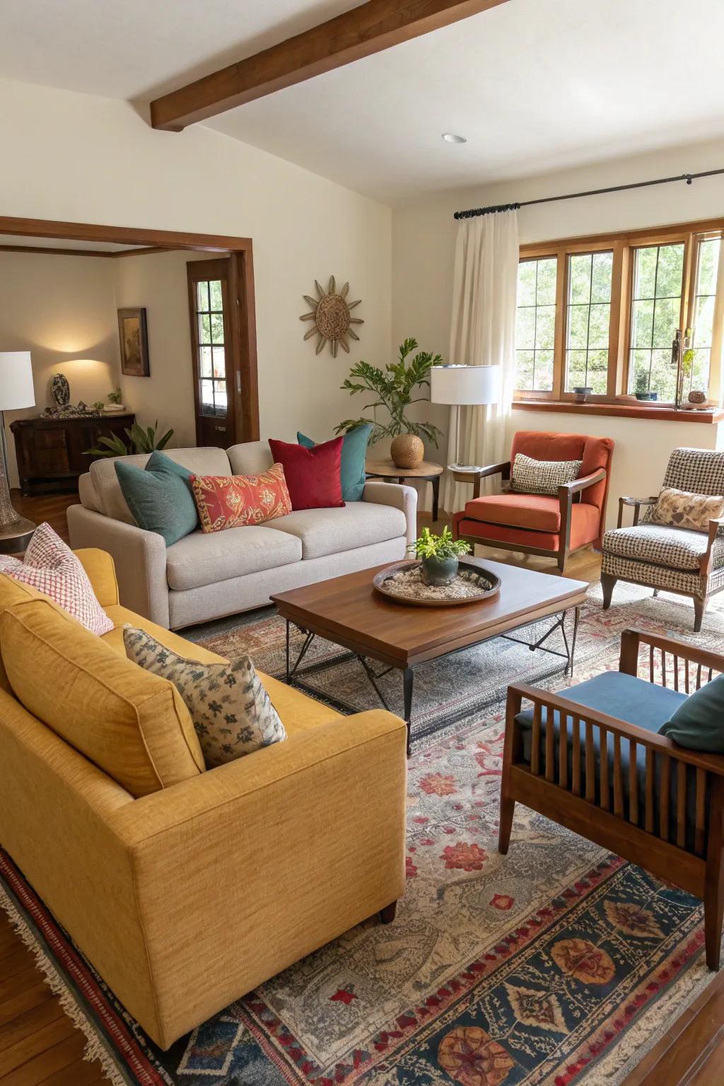 Uneven setups add creativity and intrigue.