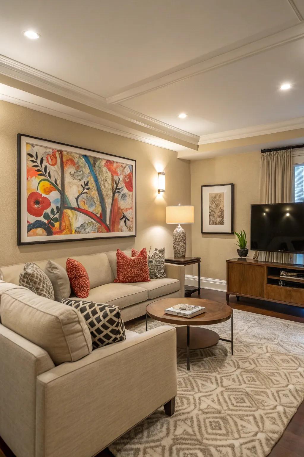 A burst of color forges a wow factor.