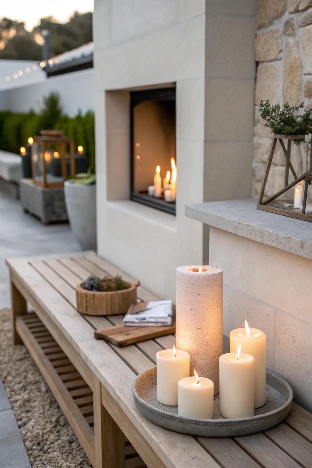 Fabricate an open-air haven via weather-resistant illuminations fashioned for a snug evening.