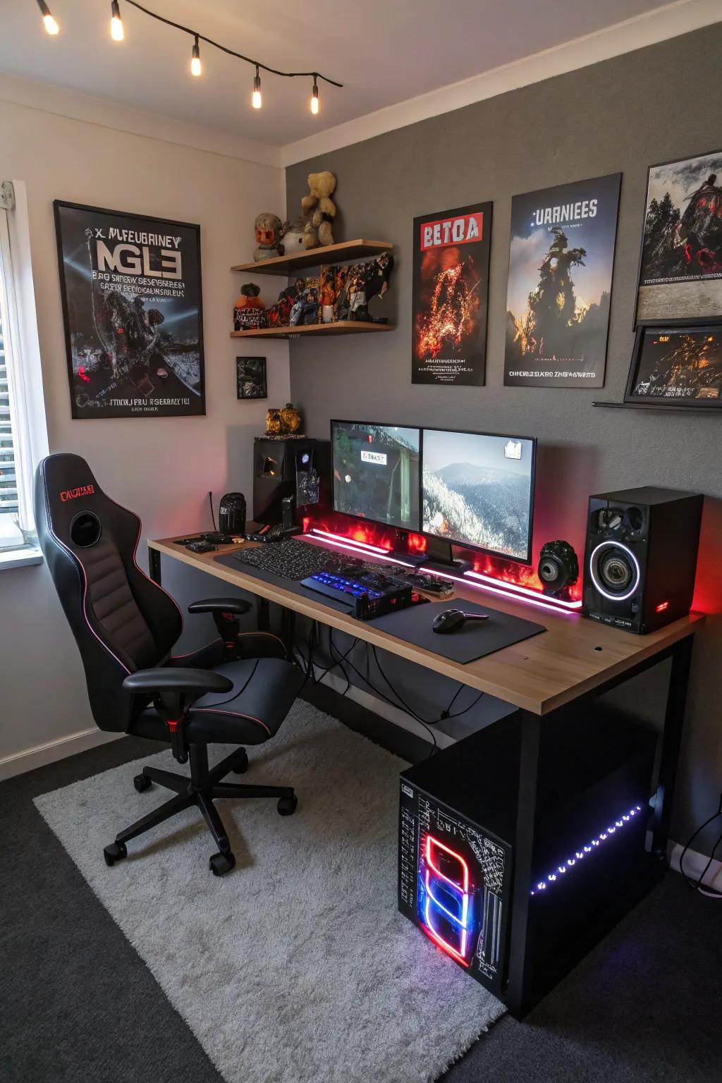 A bespoke station perfectly complements your gaming setup.