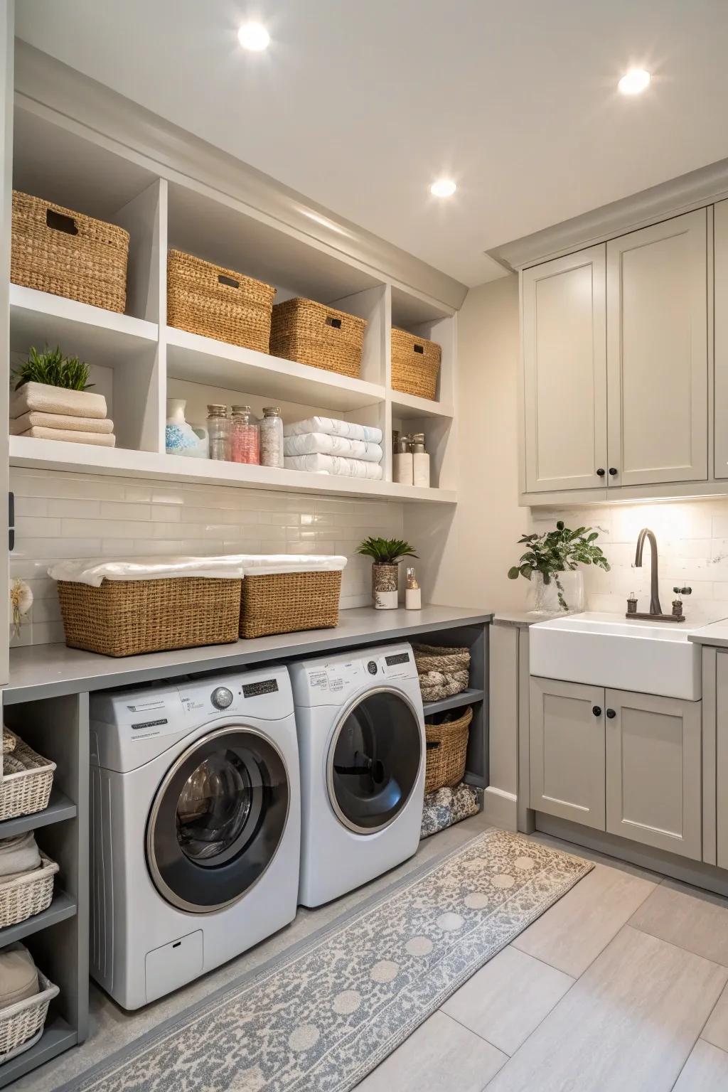 A washroom upgraded for better style and functionality.