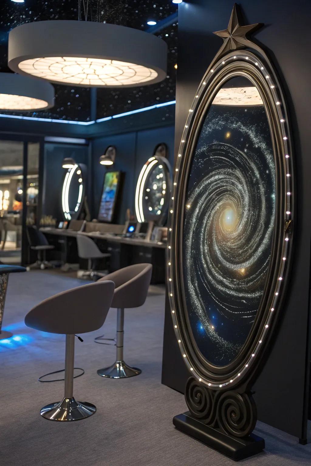 Space vistas proffer a glimpse into the galaxy.