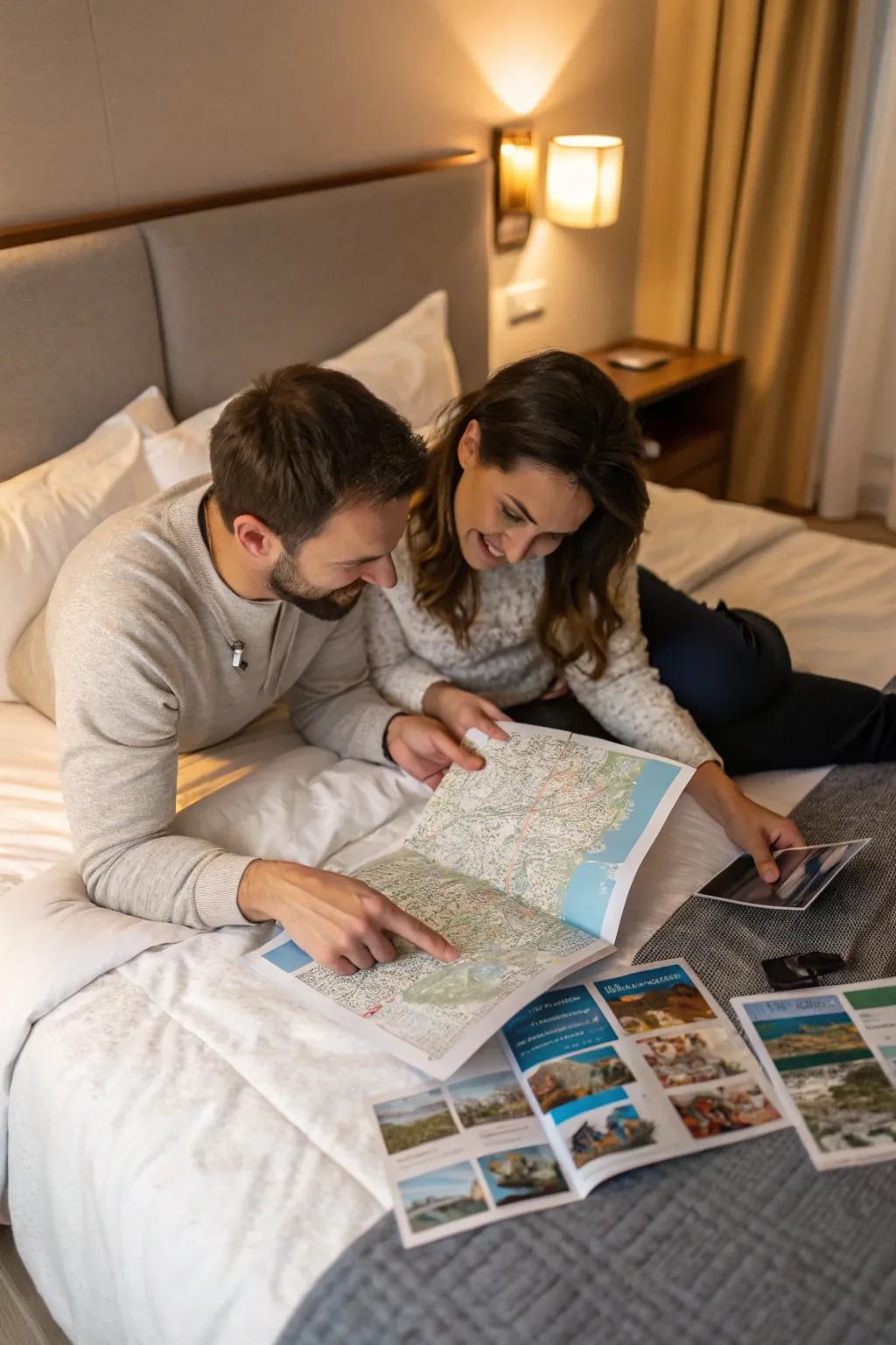 Orchestrating a future trip infuses excitement and connection.
