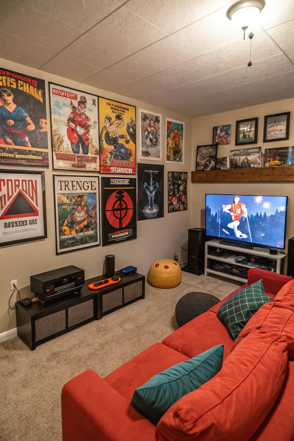 Themed decorations infuse a personal element into your game room, making it uniquely yours.