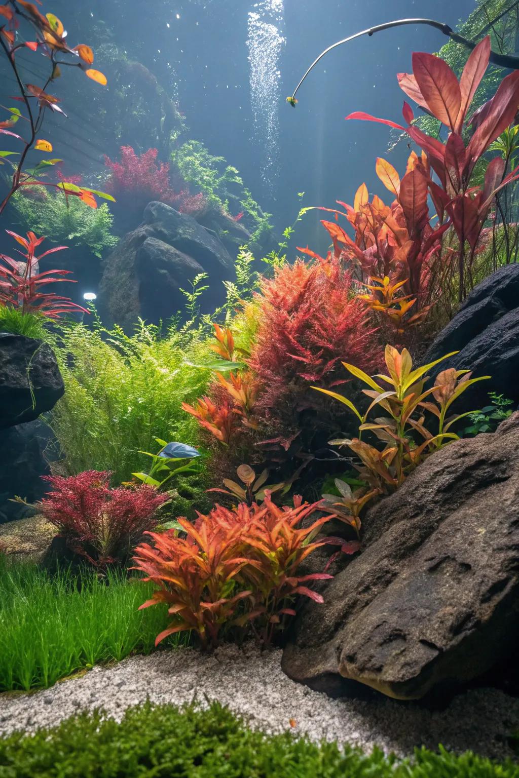 Redesign your tank through an eruption of dynamic hues.