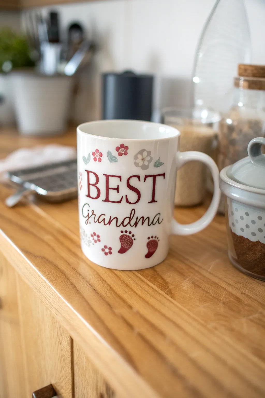 A personalized cup to warm both heart and hands alike.