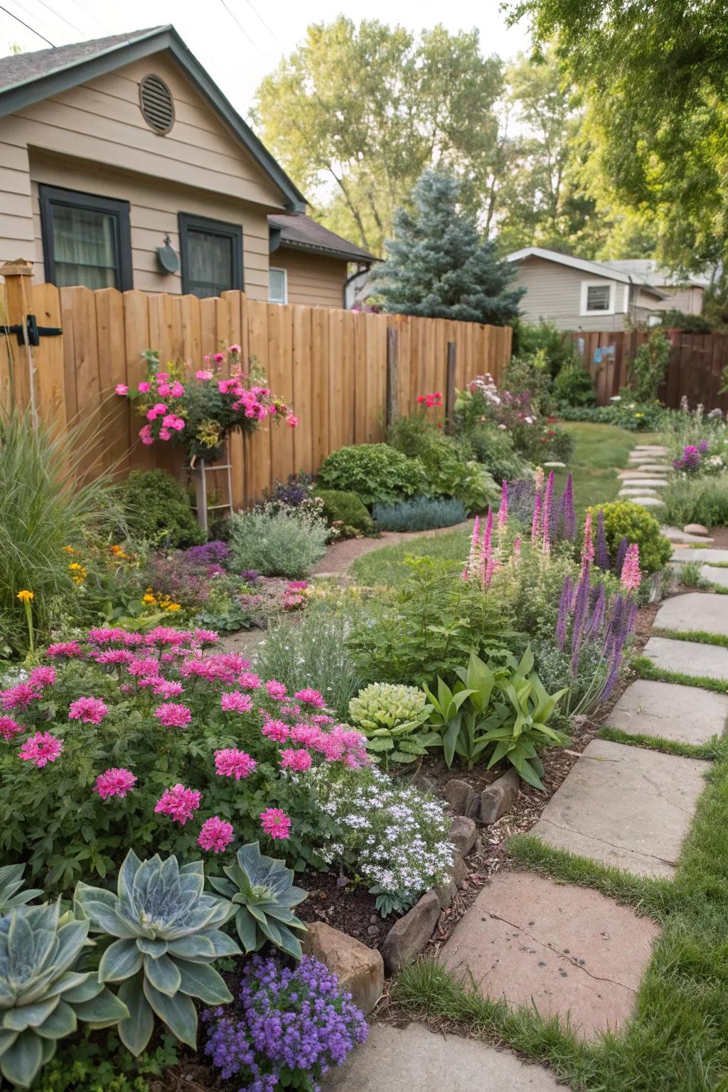 An animated blend of flora imparts vitality and color to your expanse.