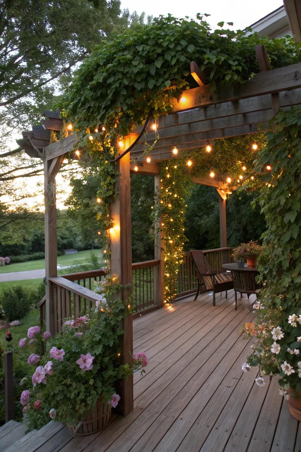 A pergola delivers both shade and a dash of elegance.