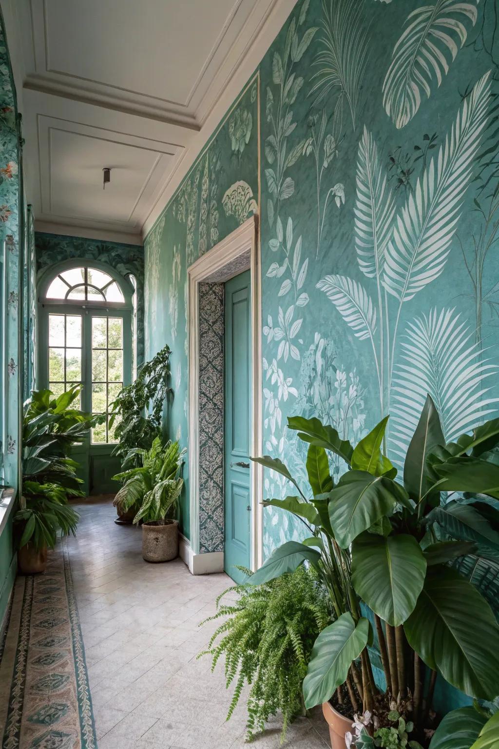 Verdant imprints transport the outdoors into your dwelling.