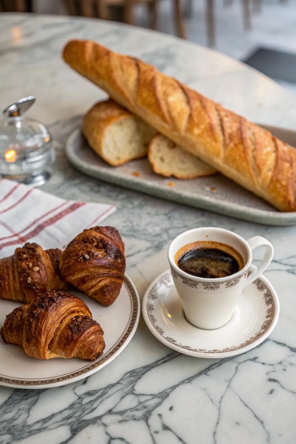 Delight in the elegance of Paris with a bistro-inspired breakfast.