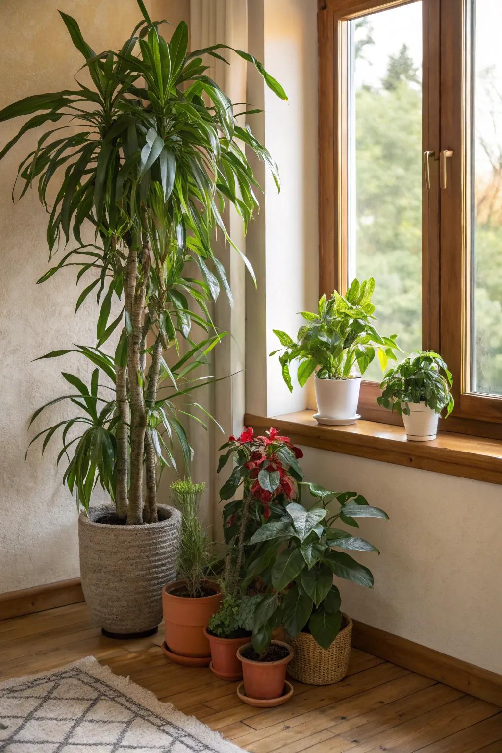 Revitalize your corner with luxuriant verdure.