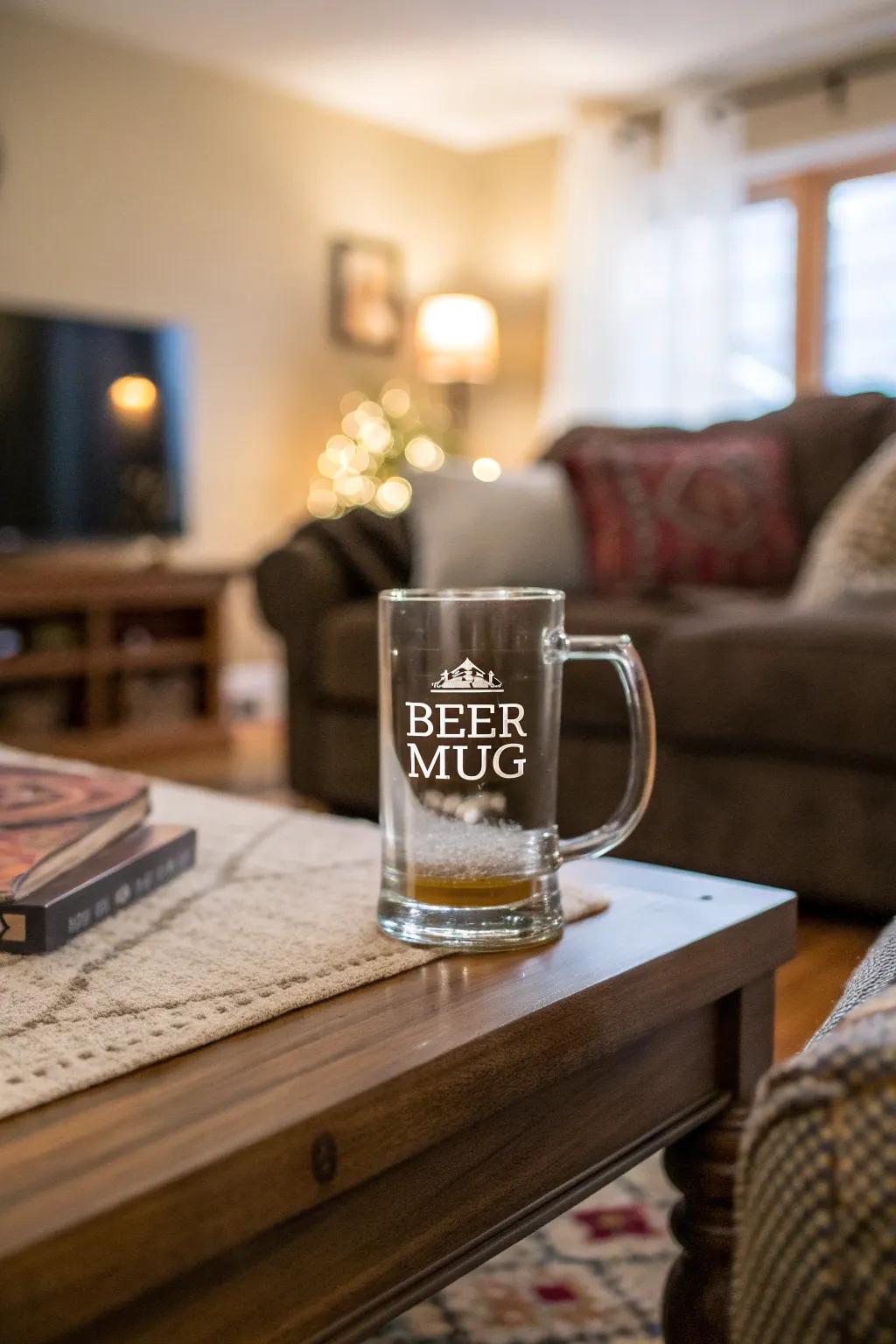 Humorous quotes on beer mugs contribute to a joyous drinking experience.