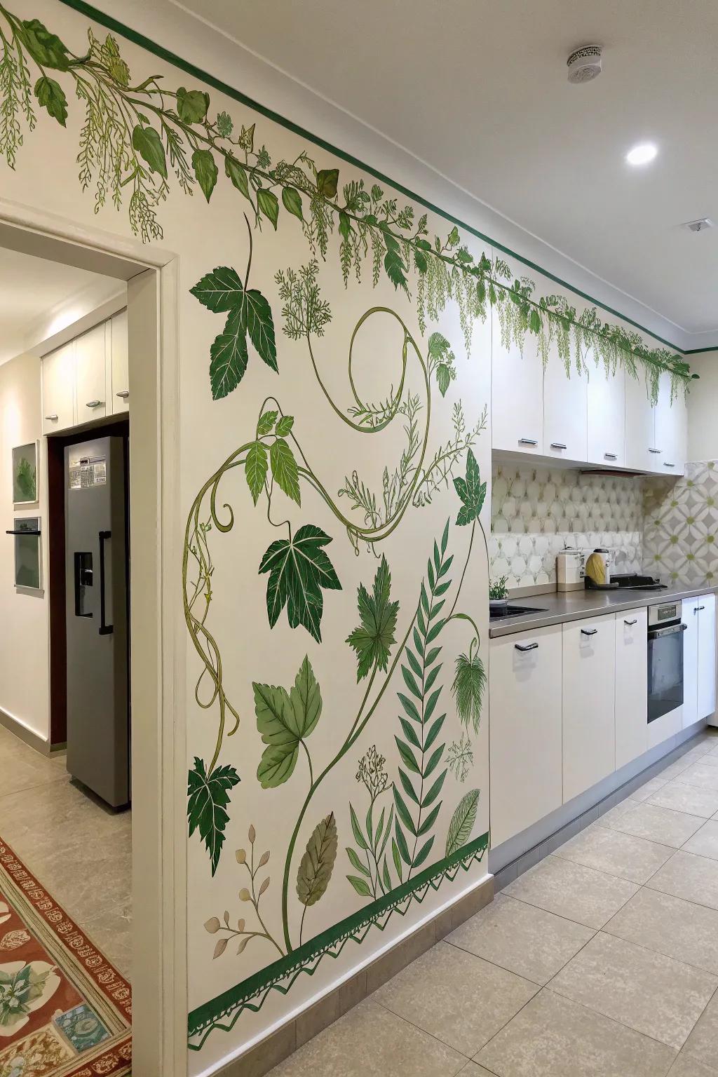 Flora-inspired borders transport nature into your abode.