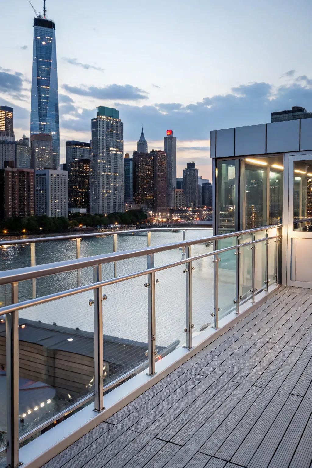 Metal fascia adds a contemporary edge to outdoor spaces.