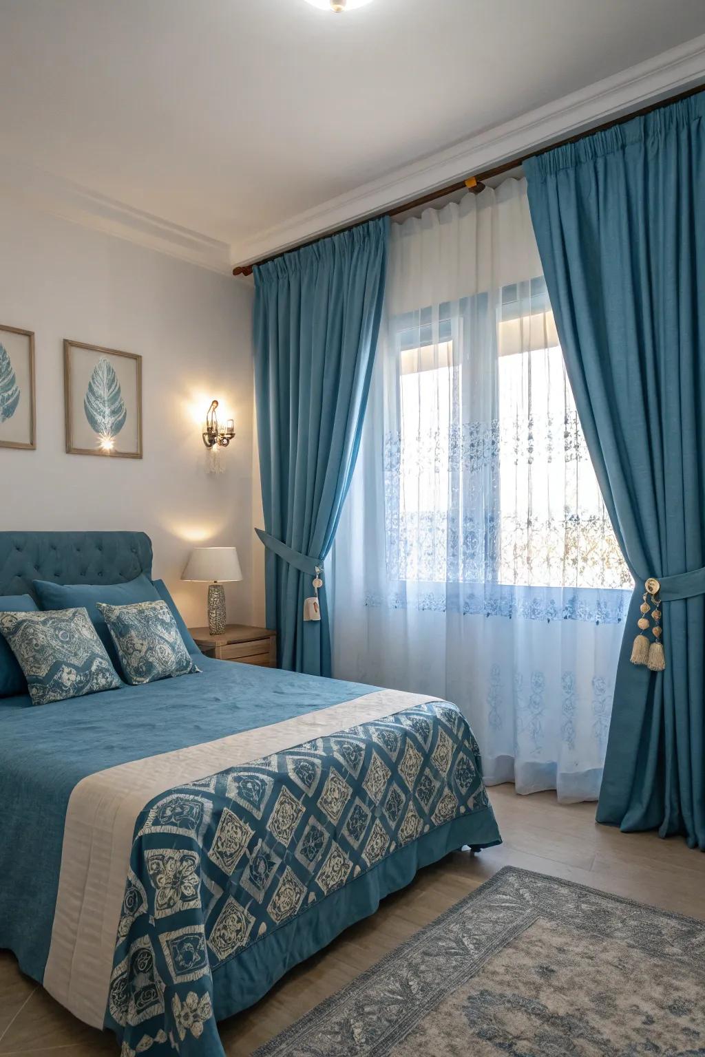 Thoughtful color coordination imparts a sense of harmony to any room.