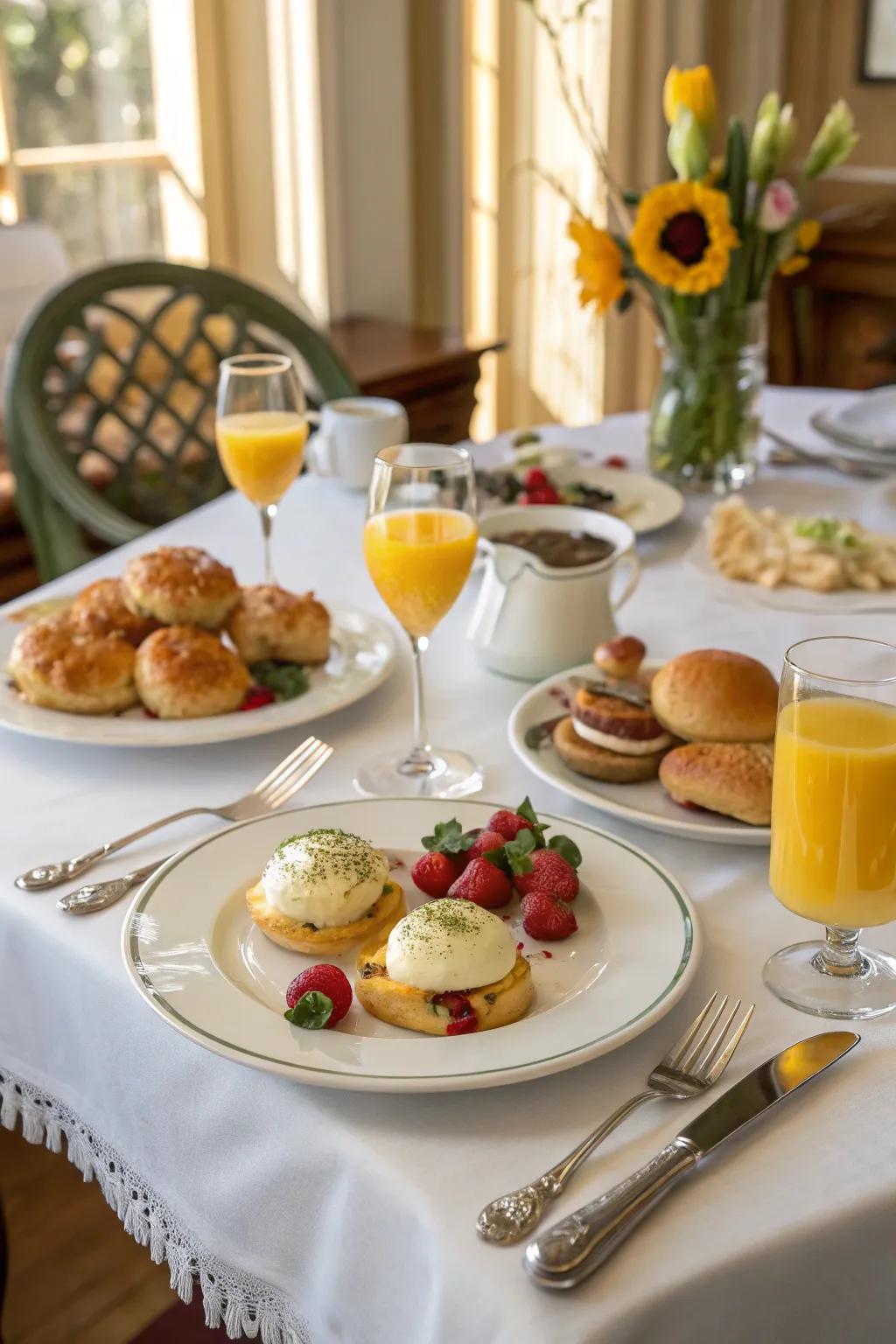 Elevate your Easter brunch incorporating delightful gourmet improvements.
