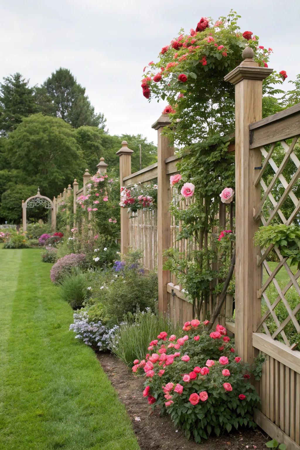 An ornamental fence that protects and beautifies your outdoor space.
