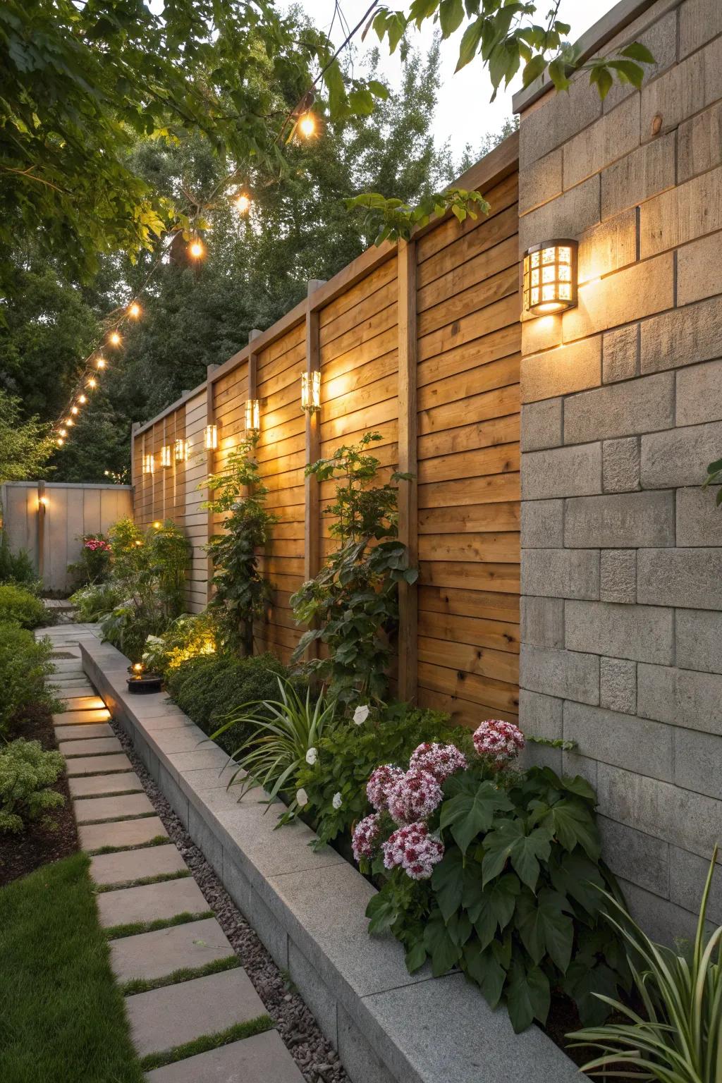 Wood panels provide a warm and natural beauty to exterior walls.