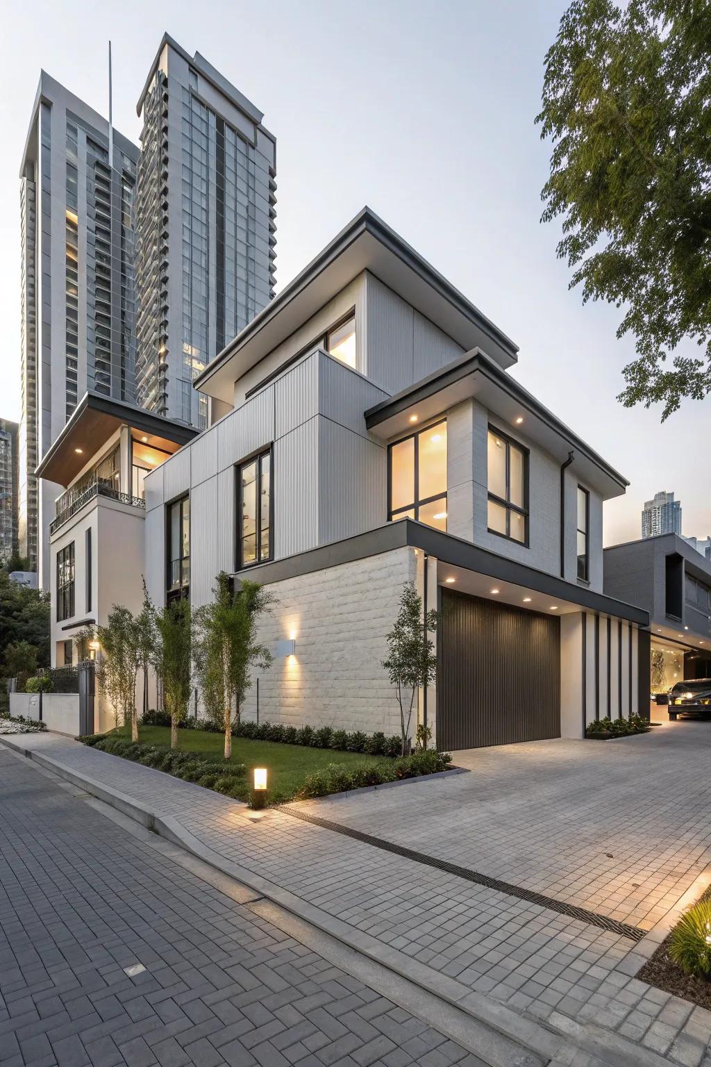 Contemporary simplicity highlights pure lines and refined design.