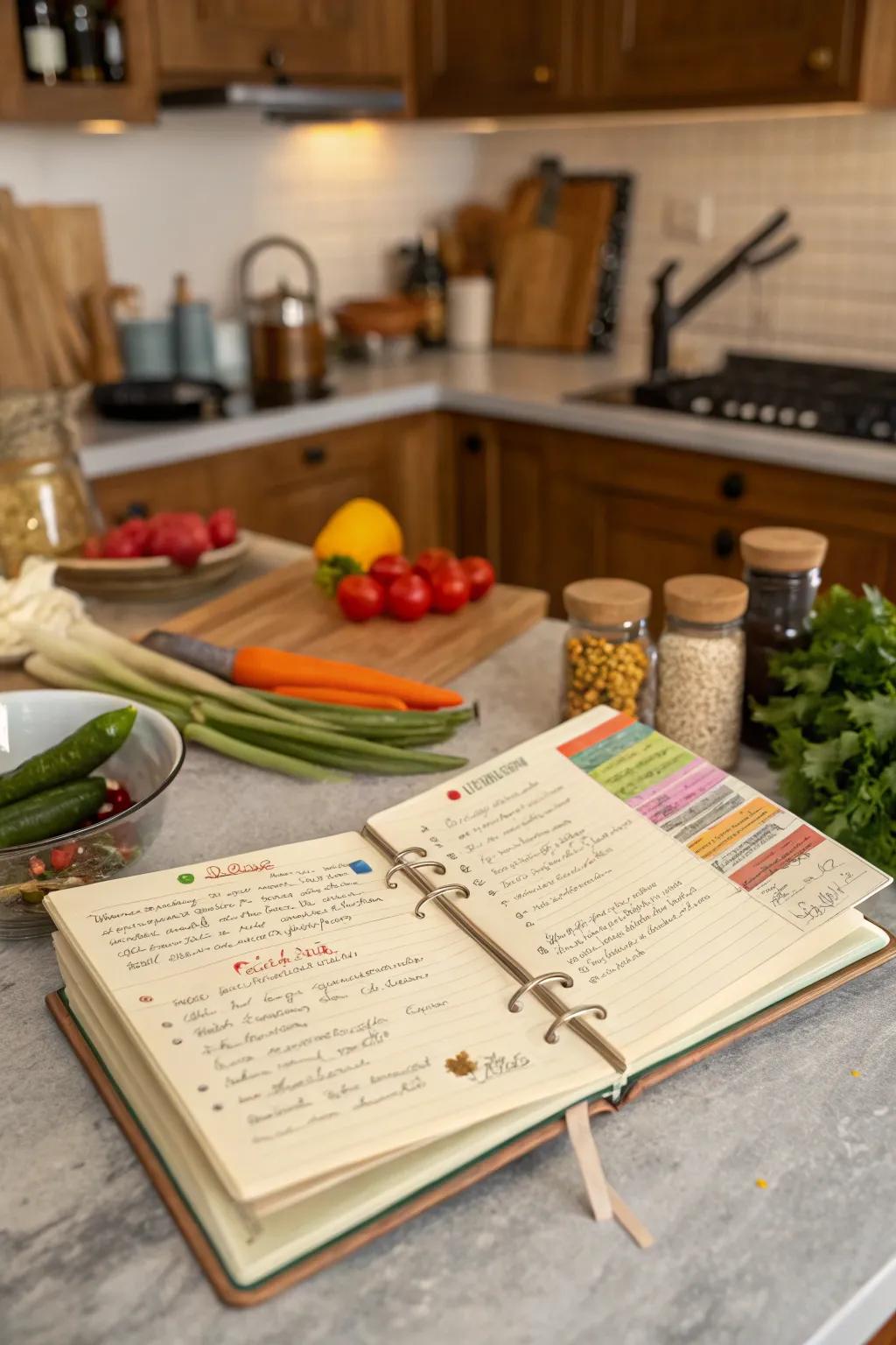 Safeguard gastronomic heritage via a tailored family culinary compendium.