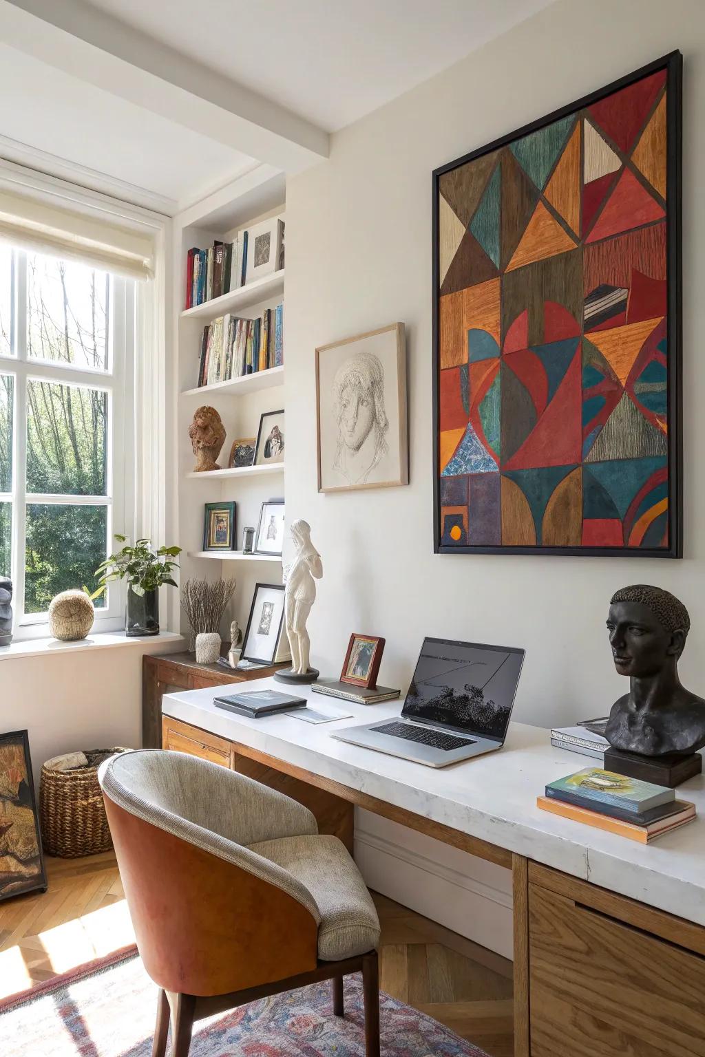 Art elevates and personalizes your workspace.