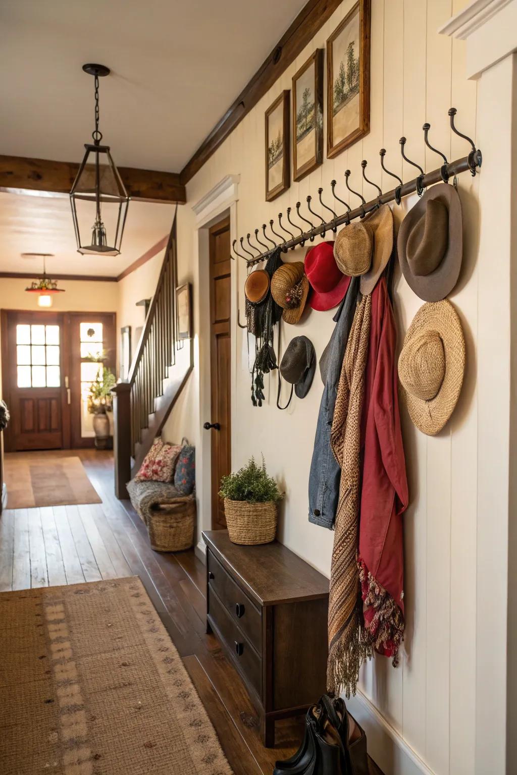 Chic wall mounts impart both function and flair.