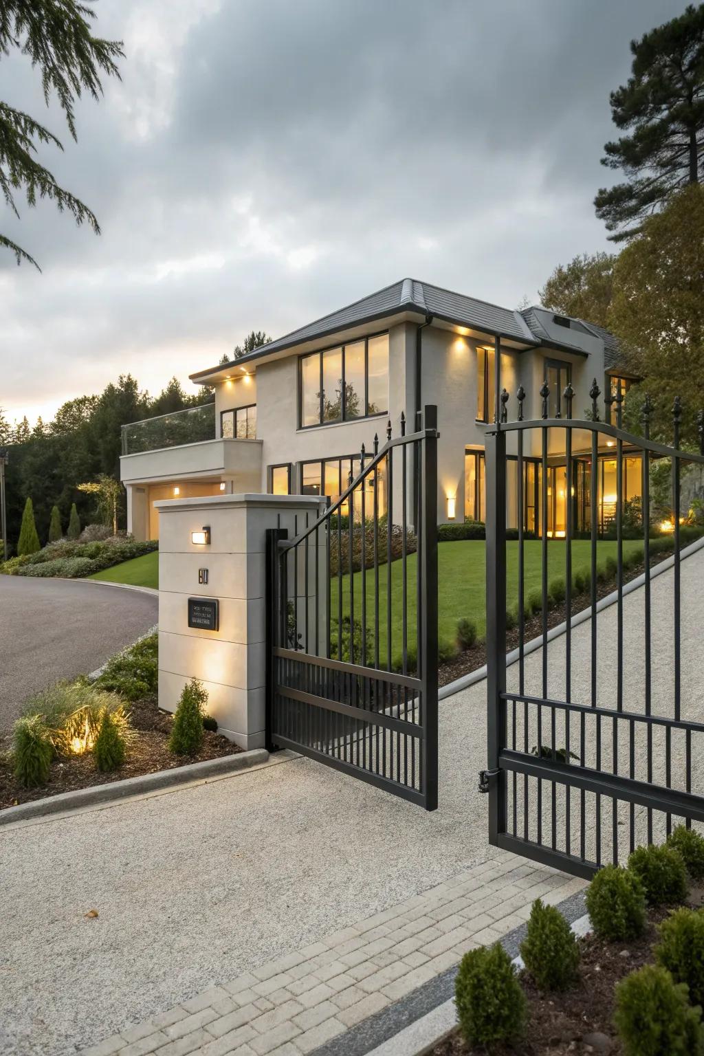 Automated gates place convenience and security at your disposal.