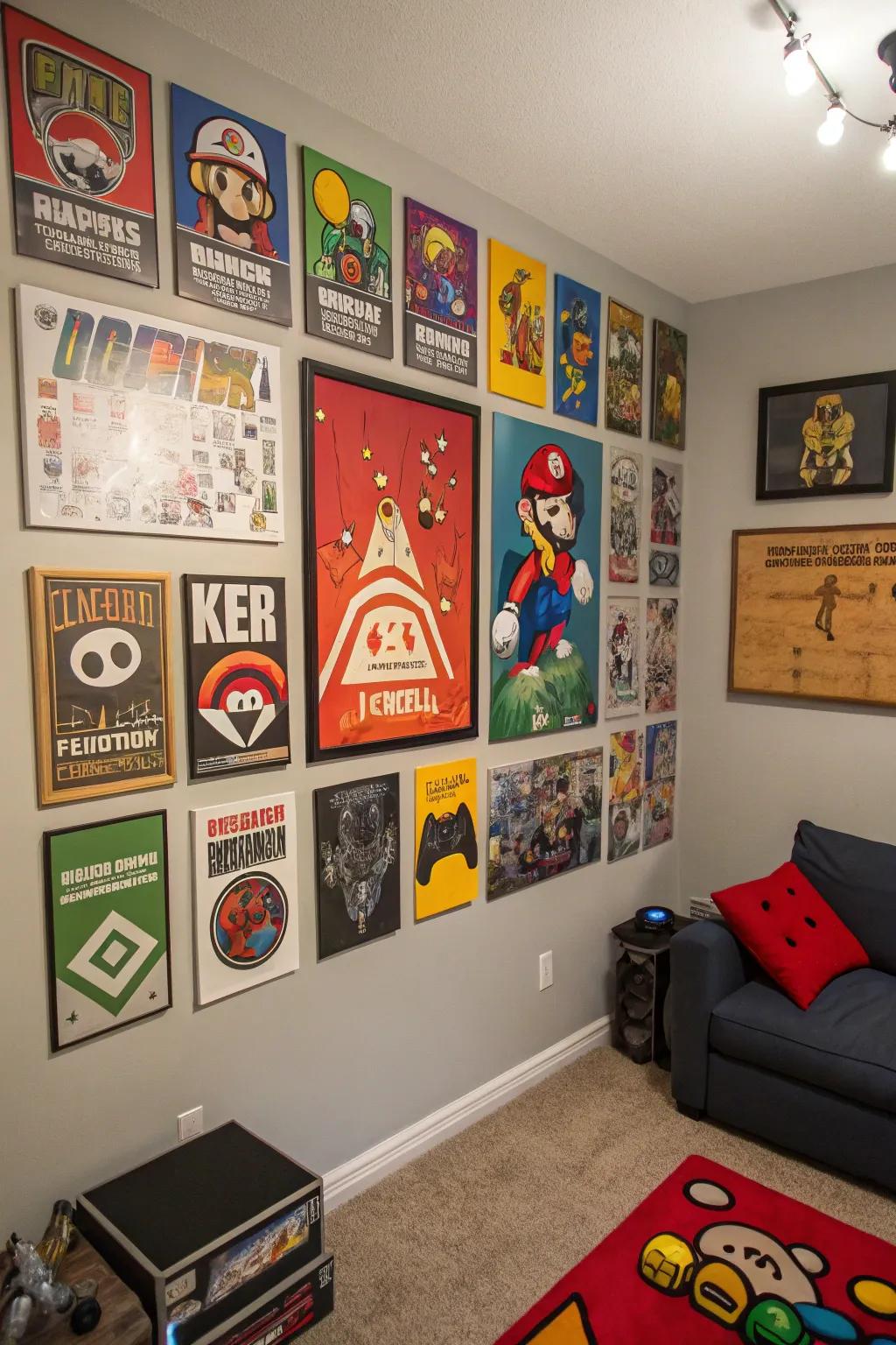 DIY art injects personality and flair into your walls.