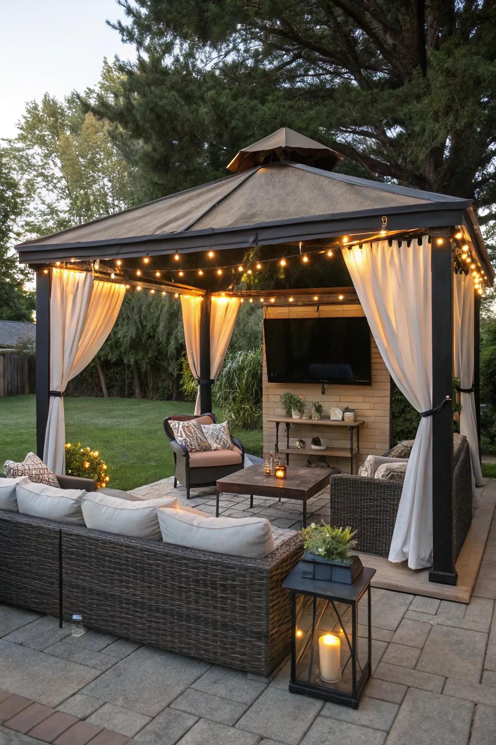 Wall-mounted TVs offer a dependable and sturdy viewing setup.