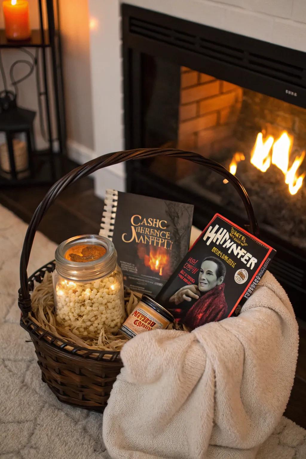Everything required for a luxurious Halloween movie night at home.