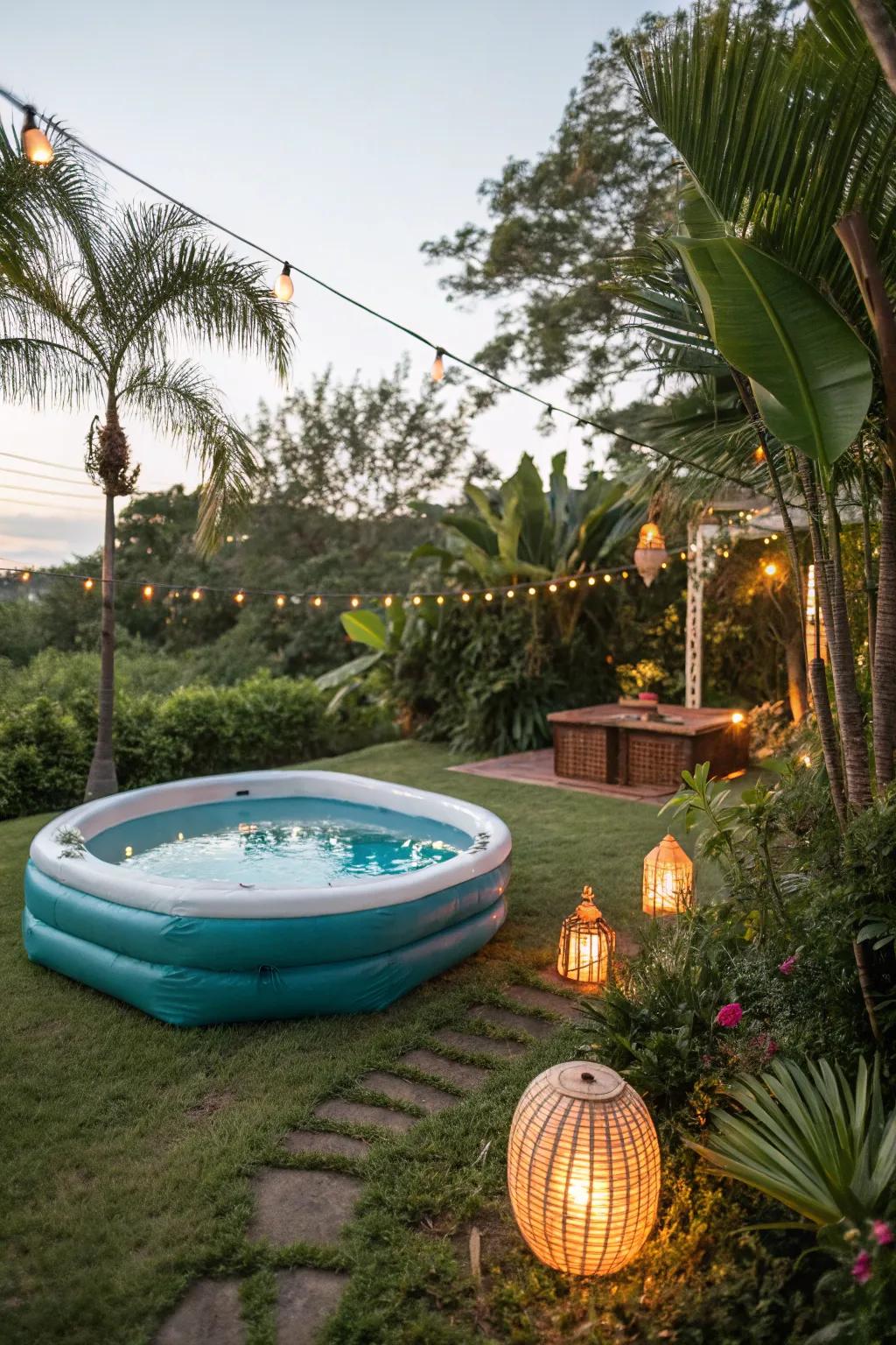 Lose yourself within a tropical-inspired oasis, all within the bounds of your property.