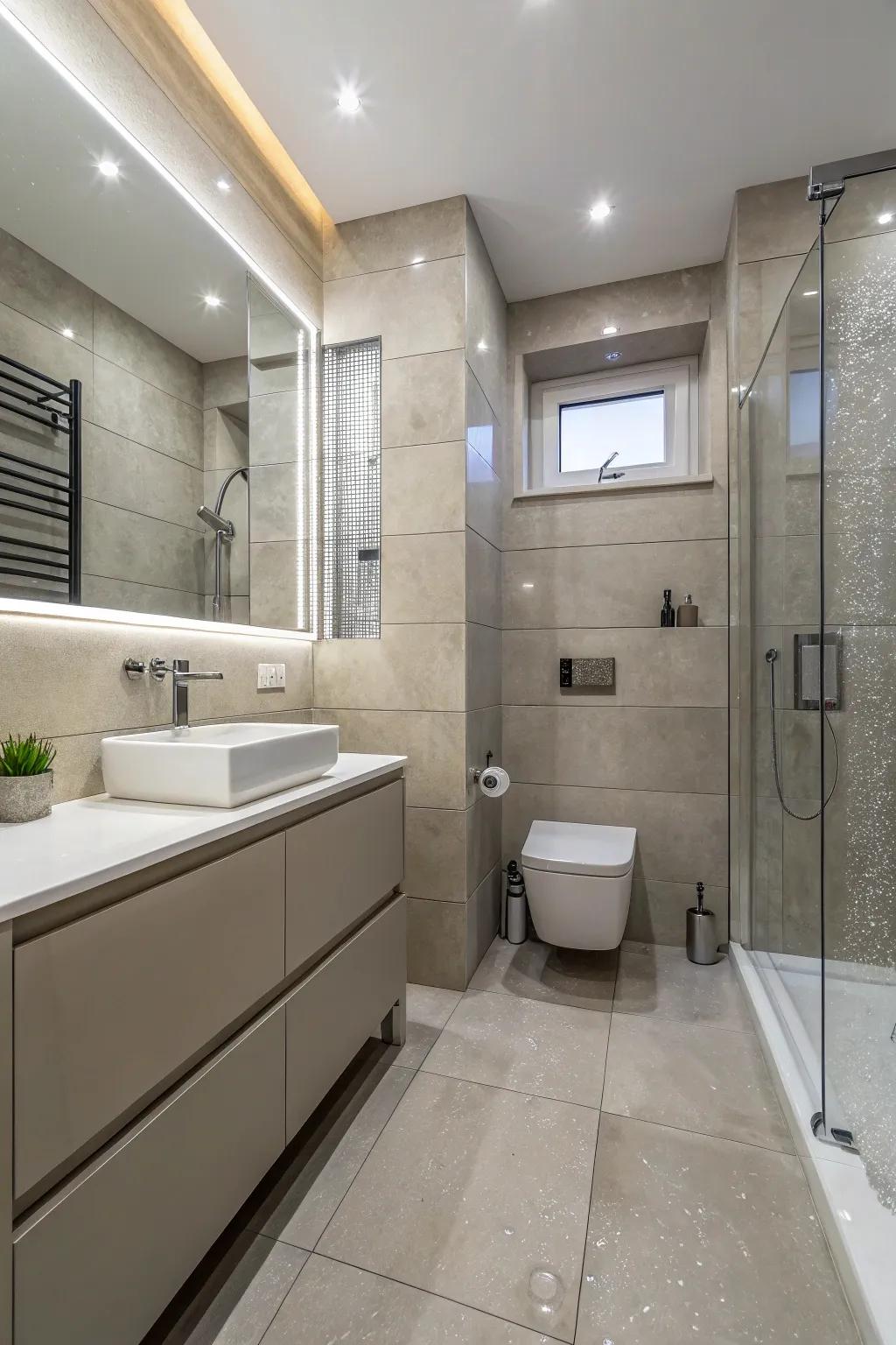 Neutral colors foster a timeless and soothing environment.