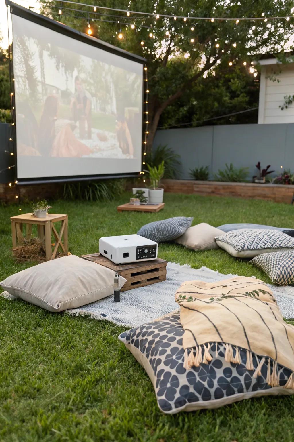 An open-air cinematic evening is a delightful method to appreciate films collectively.