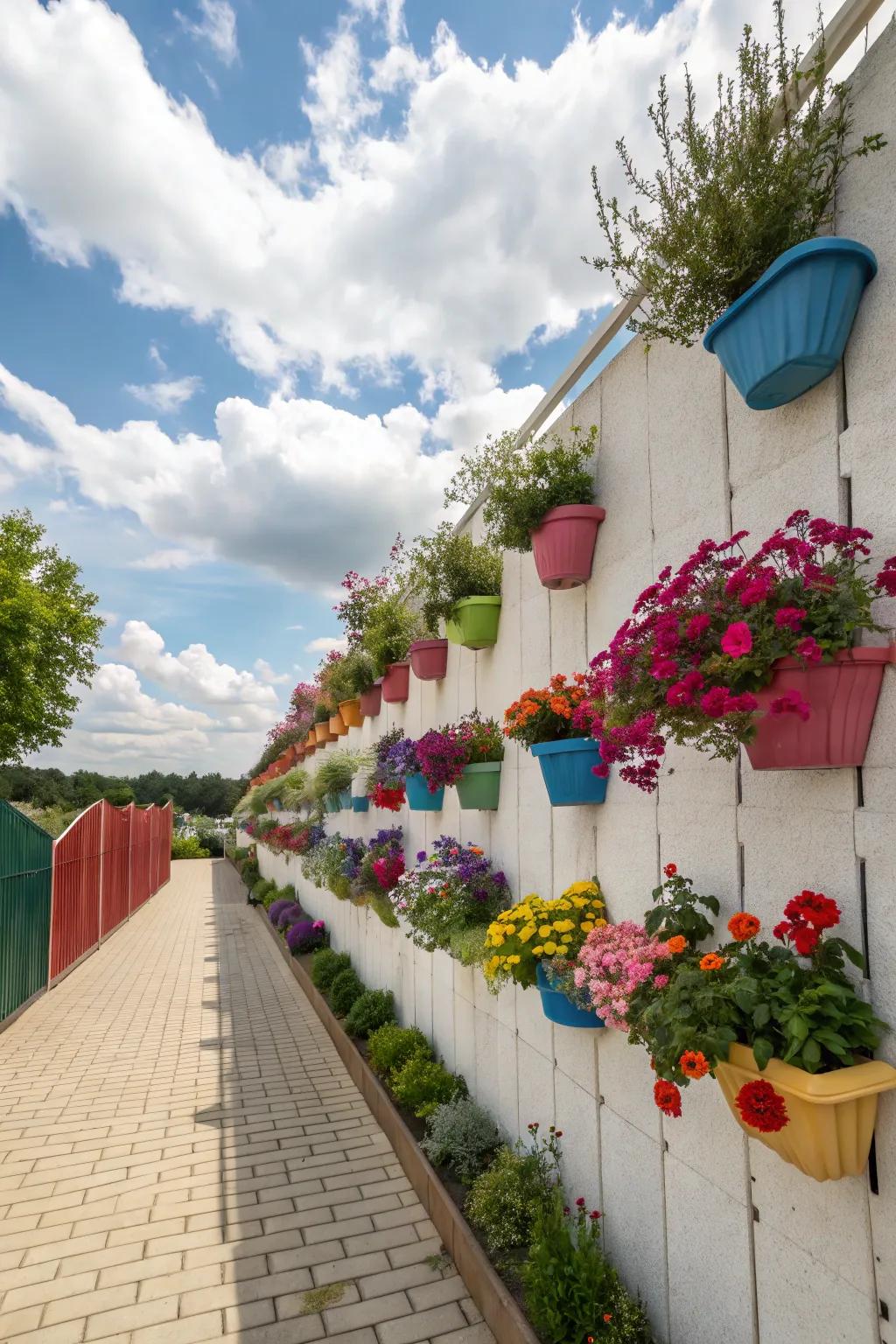 Enliven your garden through chromatic burst vessels.