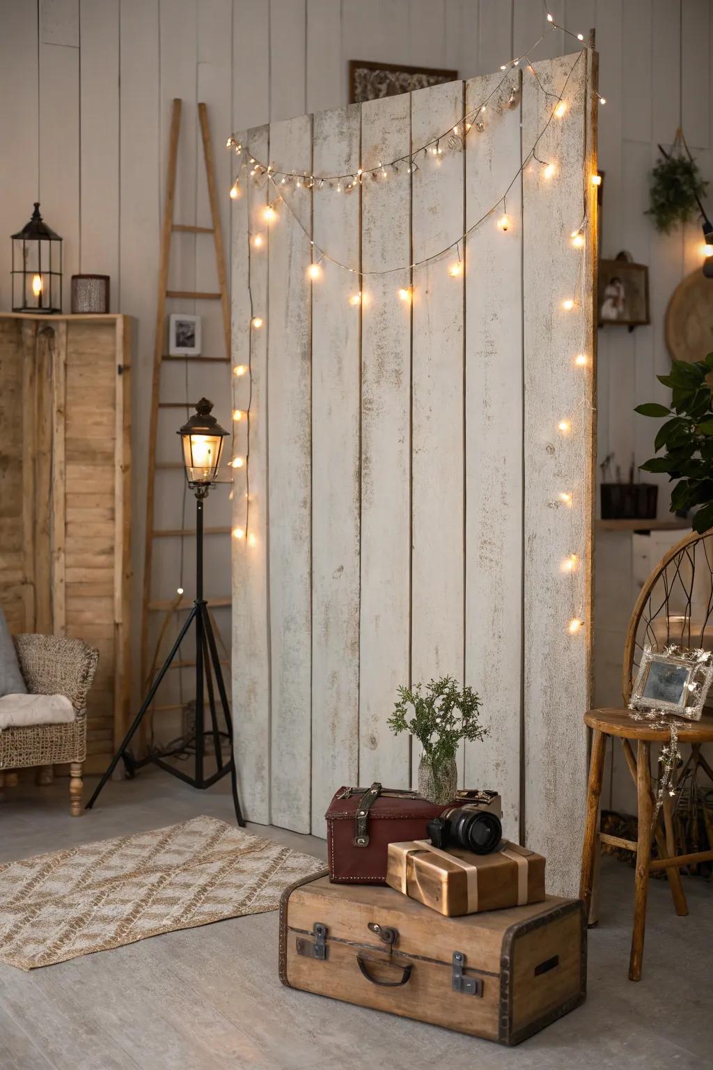 An intimate and welcoming rustic layout, impeccable for capturing timeless photos.