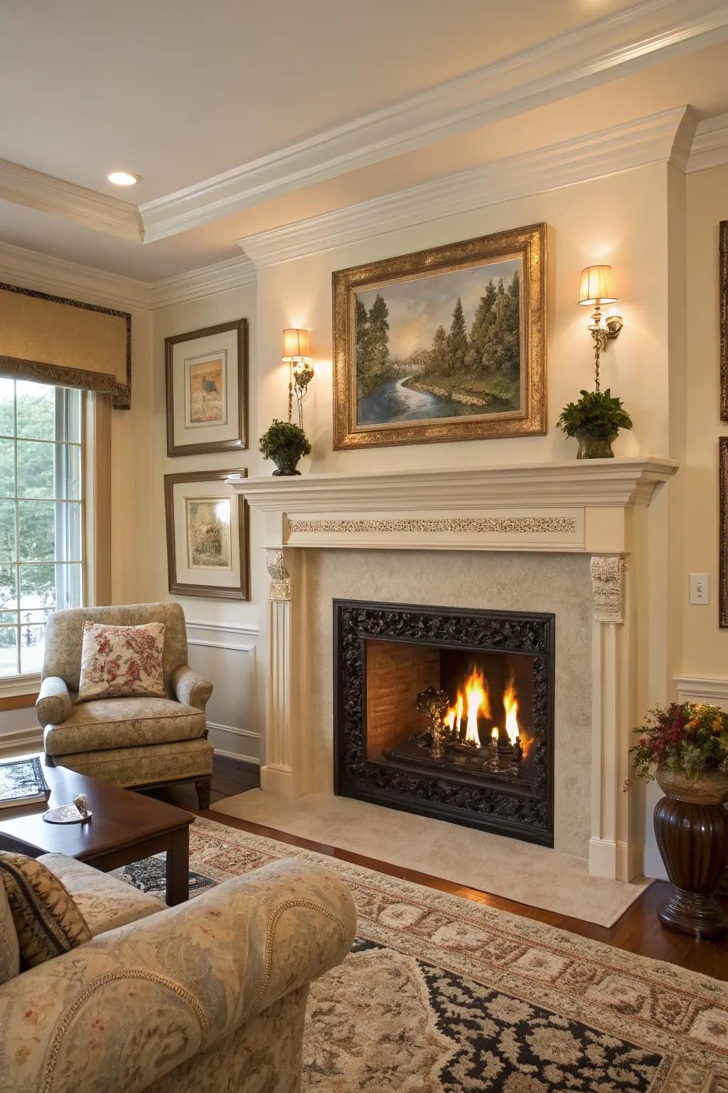 Forge a remarkable hearth emphasis via contouring.