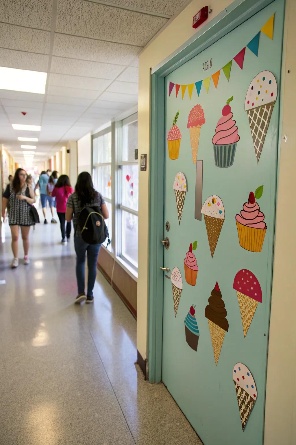 Enjoy door decor that's as sweet as it is.