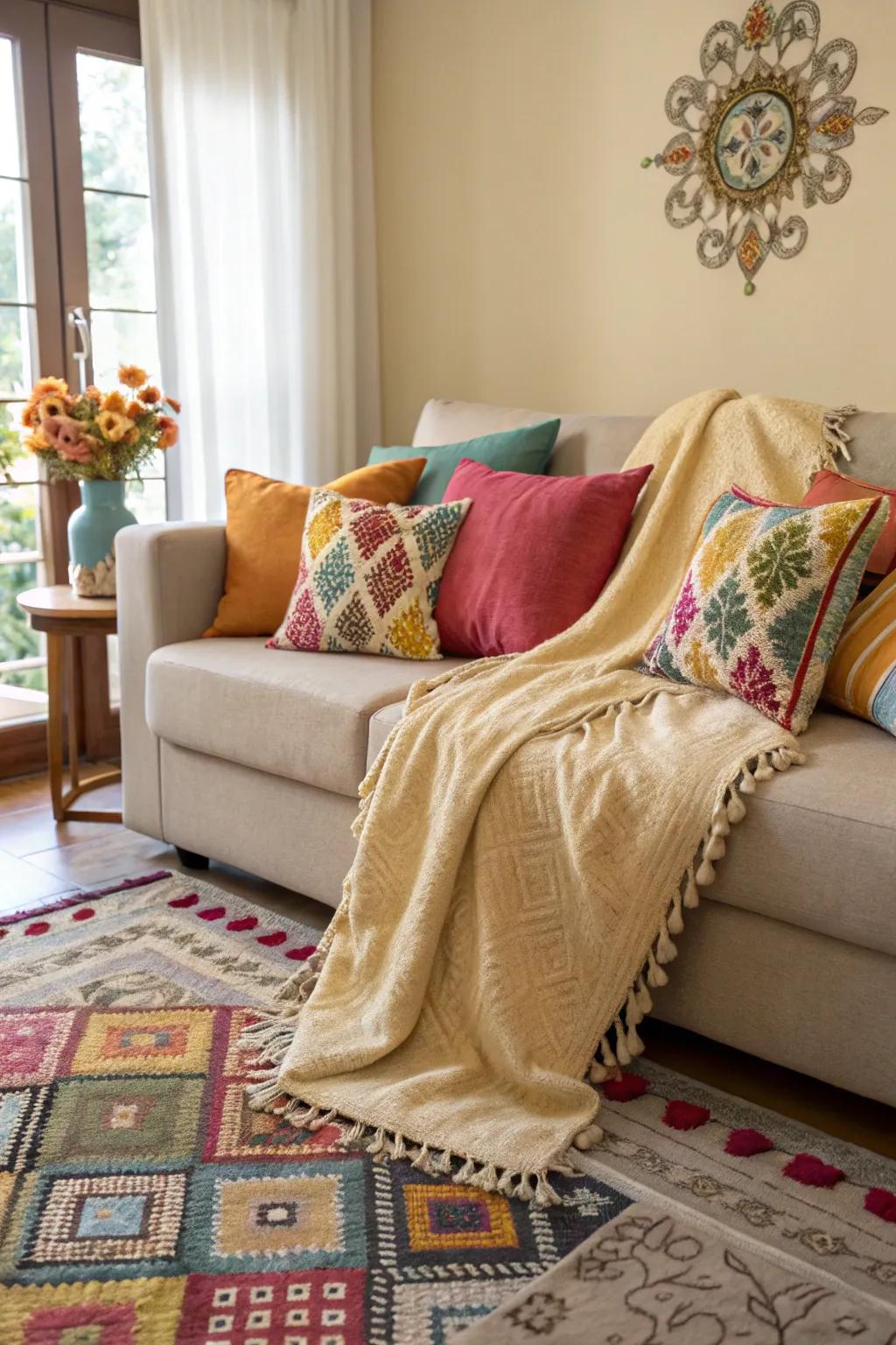 Textiles that bring warmth and personality to your living space.