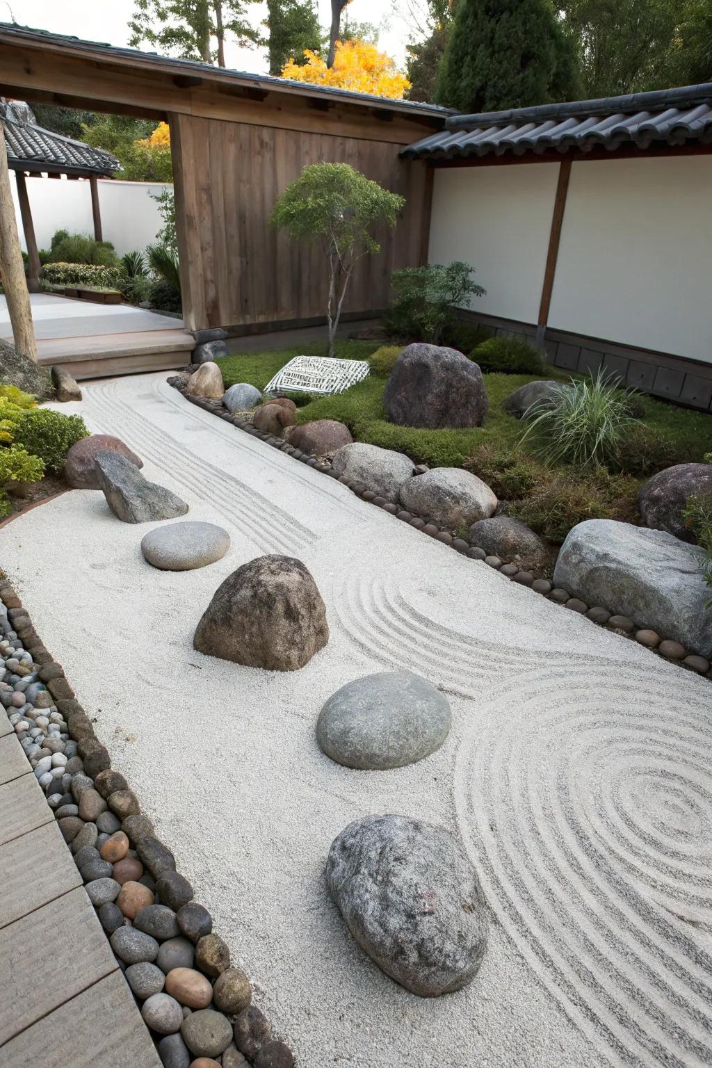 Discover harmony within your own garden through a peaceful Zen garden design.