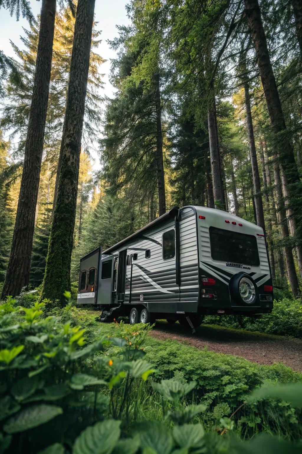 The composite facade delivers durability and resistance to moisture.