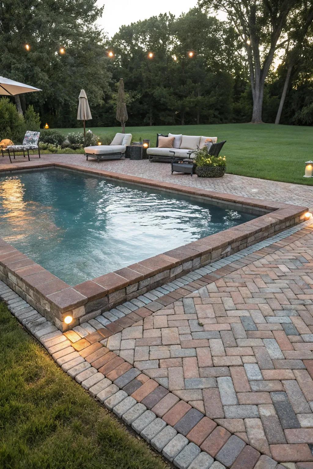 Classic brick pavers deliver undying style and adaptability.