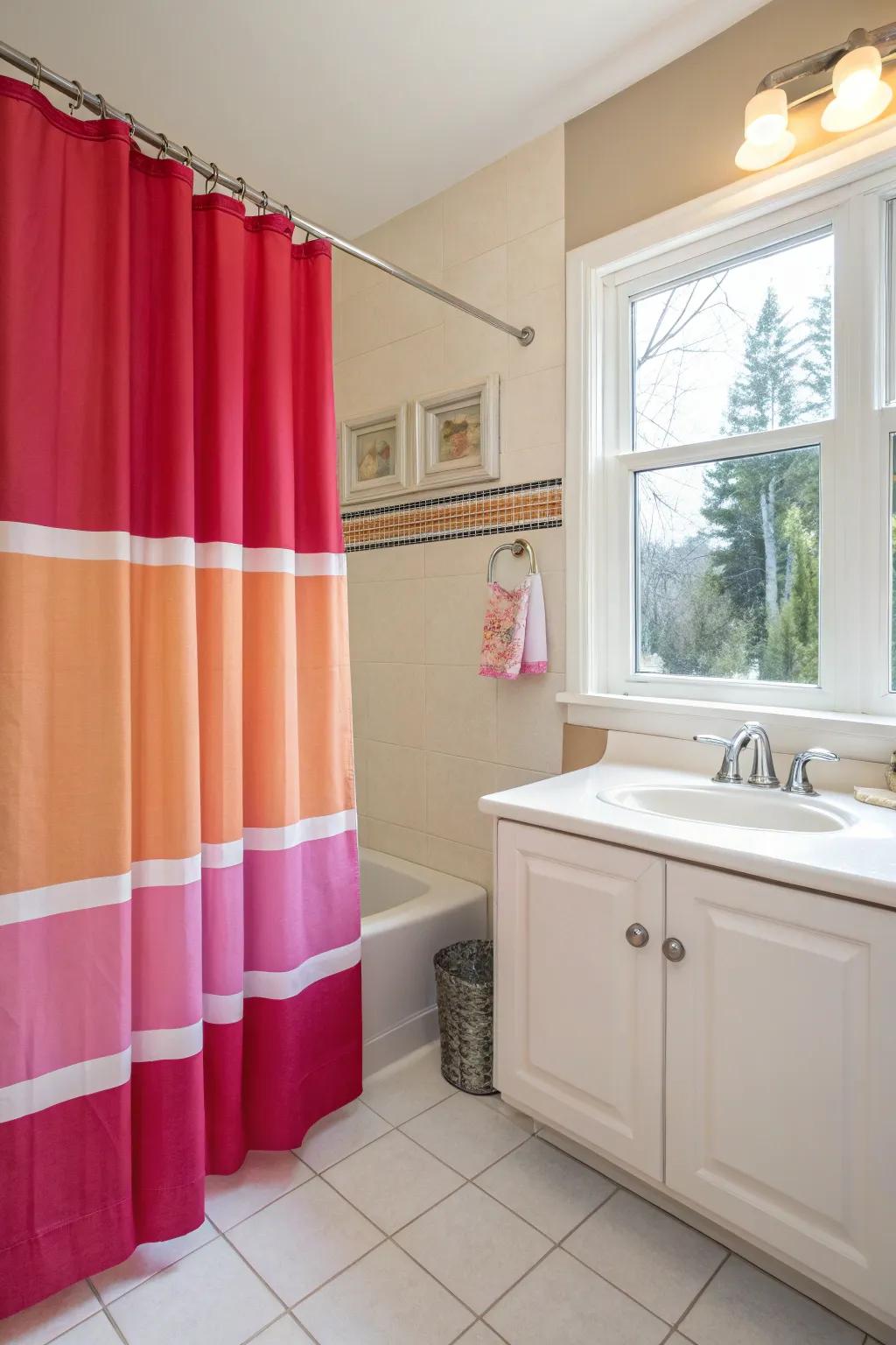 Intense shades have the ability to alter your bathroom’s atmosphere.