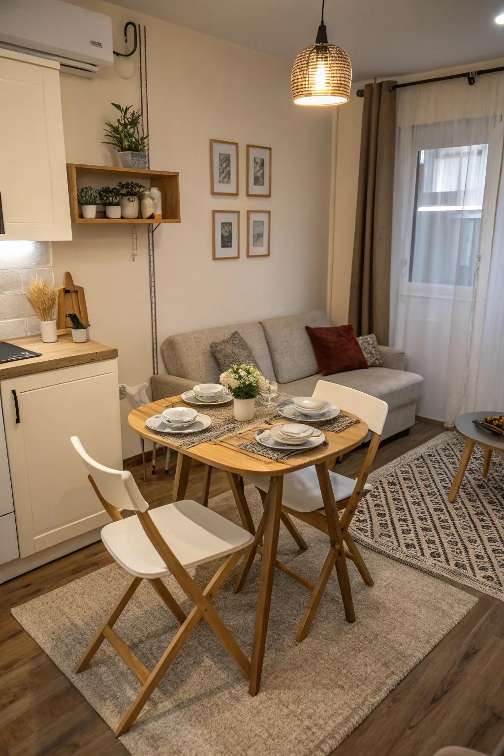 An expandable surface adapts to your dietary requirements.