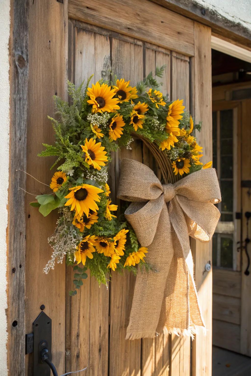 Farmhouse grace melds with refinement in sunbursts and canvas.