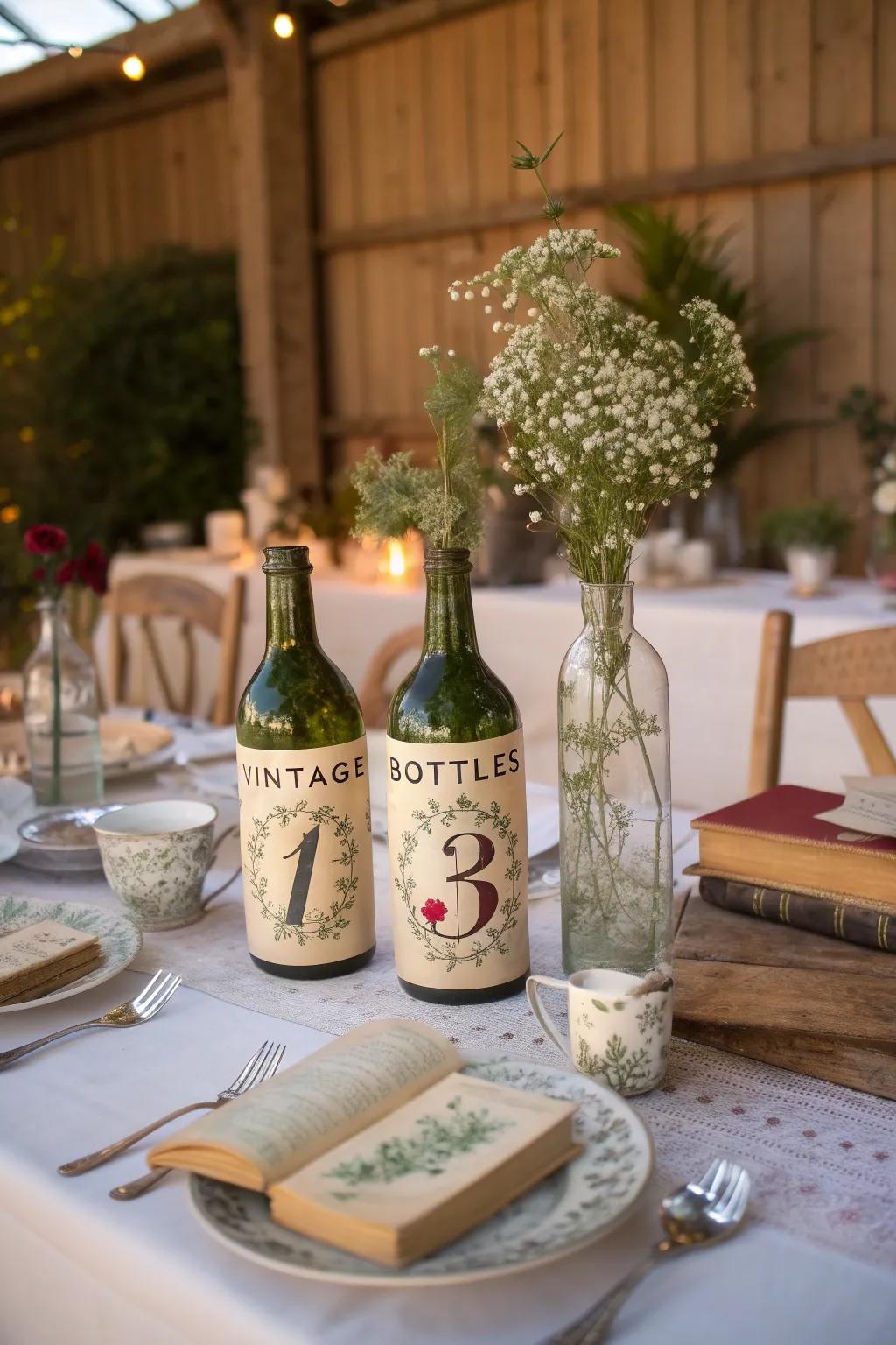 Reimagined classic vessels contribute a whimsical touch to your event decor.