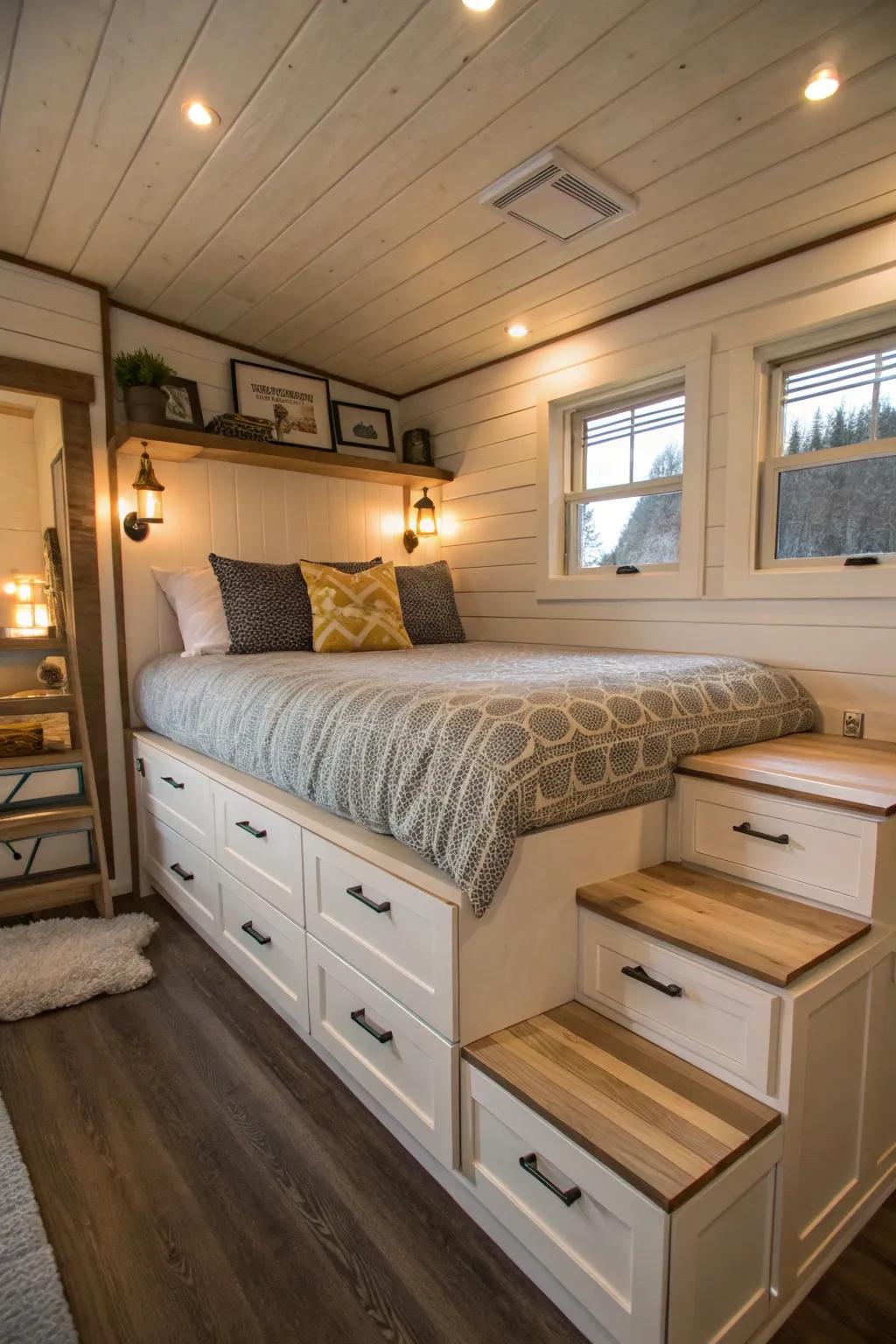 Furnishings that accomplish greater tasks with less space.