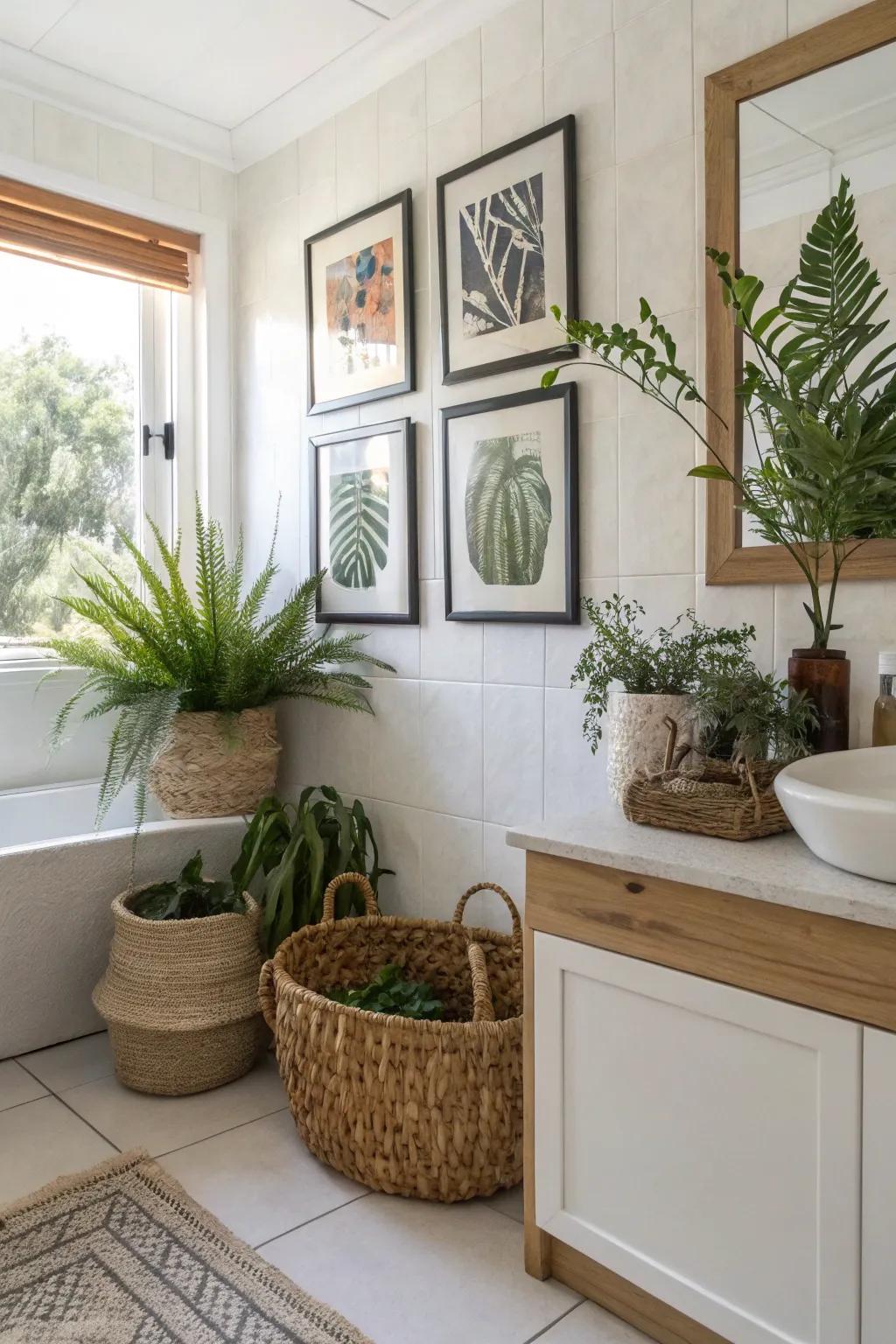 Ornamental details bring warmth and individuality to any bathroom.